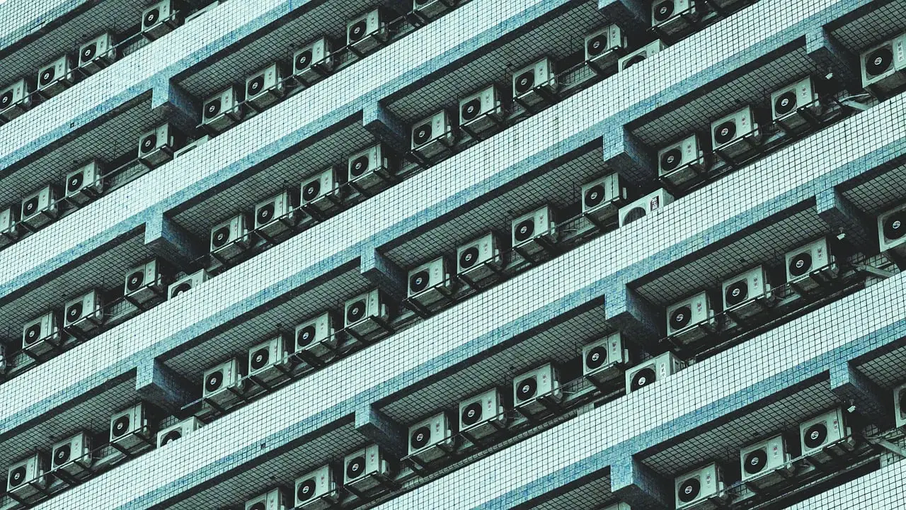 air conditioners, architecture, building