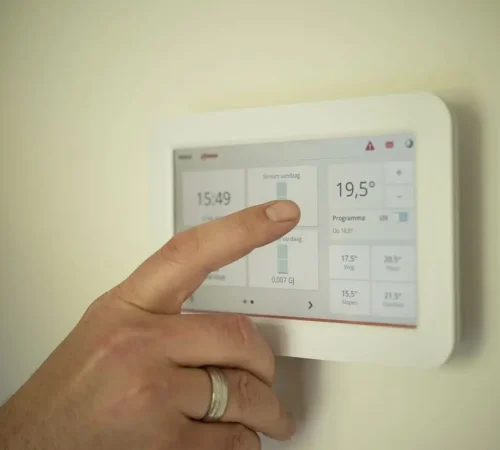 tablet, heating, man