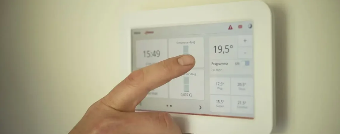 tablet, heating, man