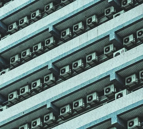 air conditioners, architecture, building