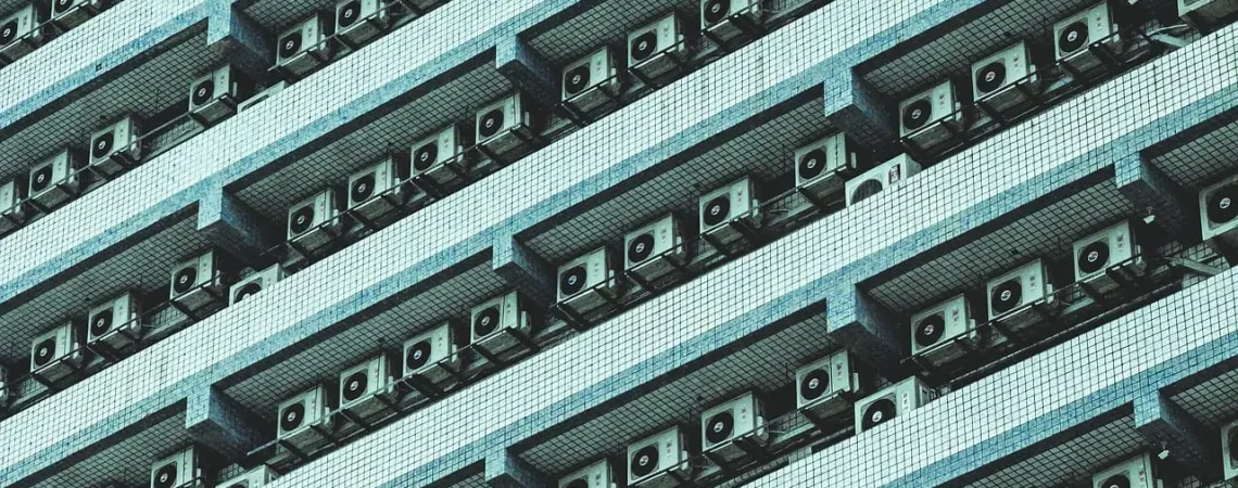 air conditioners, architecture, building